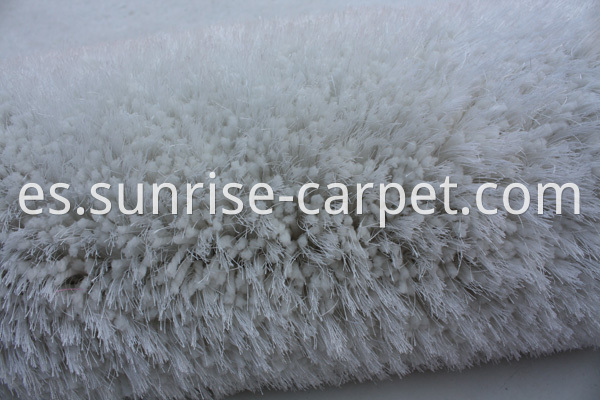 Elastic & Polyester mix Shaggy Carpet